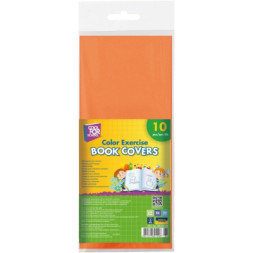 Обкладинки для зошитів Cool For School 10 шт в упаковці, помаранчевий (CF69124-06)
