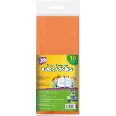 Обкладинки для зошитів Cool For School 10 шт в упаковці, помаранчевий (CF69124-06)