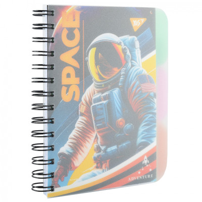 Блокнот Yes В6 Space adventure 144 аркуша пластикова обкладинка (681975)