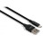 Дата кабель USB 2.0 AM to Micro 5P nylon 1m black Vinga (VCPDCMBN21BK)