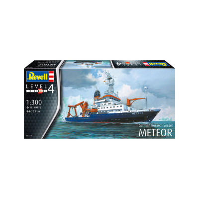 Збірна модель Revell Німецький дослідницкий корабель Метеор рівень 4 масштаб 1:300 (RVL-05218)