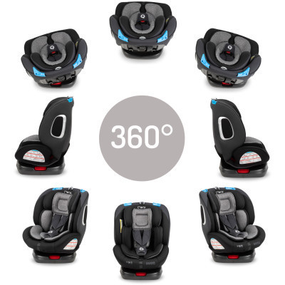 Автокрісло MoMi Tordi (0-36кг) black (FOSA00016)