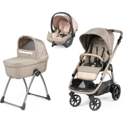 Коляска Peg-Perego 3в1 Veloce Belvedere Lounge з підставкою до люльки (Mon Amour) (PACK-VEL31LG000011)