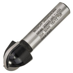 Фреза Bosch Professional галтельна, Std, S8, R8, D16, L12.4 (2.608.628.369)