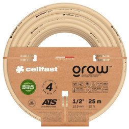 Шланг для поливу Cellfast GROW 1/2&quot; 25 м, 4 шарів, до 27 Бар, -20…+60°C (13-501)