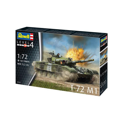 Збірна модель Revell Танк Т-72 М1 рівень 4 масштаб 1:72 (RVL-03357)