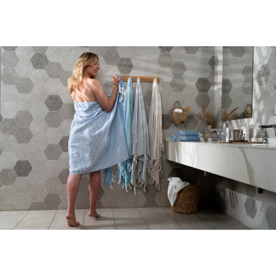 Рушник Ardesto SPA 90х180см 100% бавовна, синій (ART2690BL)