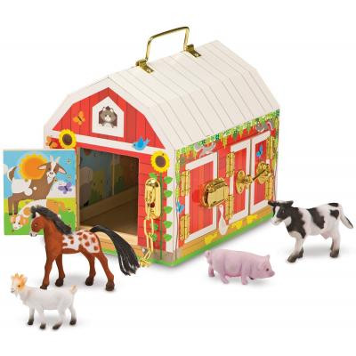 Розвиваюча іграшка Melissa&amp;Doug Будиночок-сарай з тваринами (MD2564)