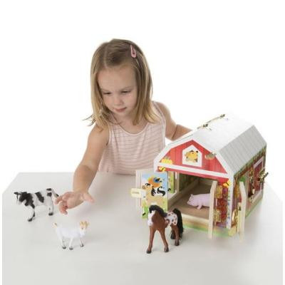 Розвиваюча іграшка Melissa&amp;Doug Будиночок-сарай з тваринами (MD2564)