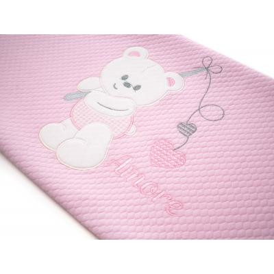 Ковдра дитяча Breeze з ведмедиком (64291-pink)