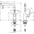 Змішувач Hansgrohe Metris Select, виилв 248 мм, хром (14847000)
