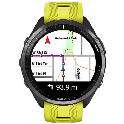 Смарт-годинник Garmin Forerunner 965, Amp Yellow, GPS (010-02809-12)