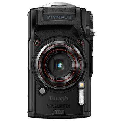 Цифровий фотоапарат Olympus TG-6 Black (Waterproof - 15m; GPS; 4K; Wi-Fi) (V104210BE000)