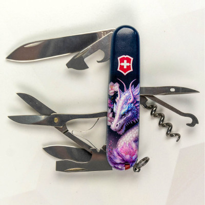 Ніж Victorinox Climber Zodiac Чарівний дракон (1.3703.3_Z3280p)