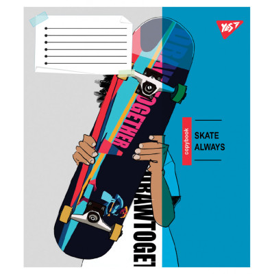 Зошит Yes Skate is always А5 36 аркушів лінія (767813)