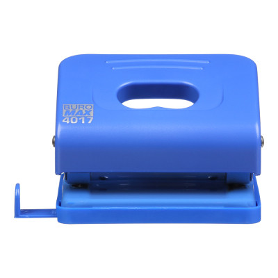 Діркопробивач Buromax пластиковий, до 20 аркушів, 120 х 82 х 53 мм, синий (BM.4017-02)