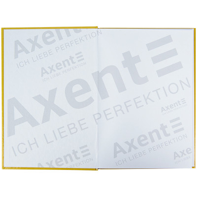 Книга записна Axent Courage А4, 96 аркушів, клітинка, жовта (8422-552-A)