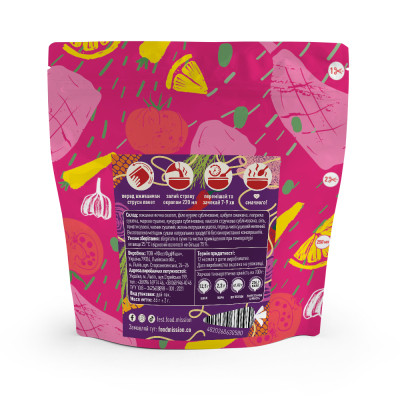 Їжа швидкого приготування Food Mission Локшина з куркою та овочами 65 г (fm.30580)
