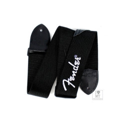 Ремінь для гітари Fender Strap 2&quot; Black White Logo (53884)