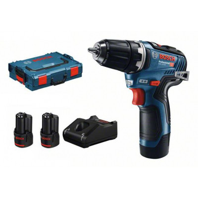 Шуруповерт Bosch GSR 12V-35,акумуляторний, безщітковий, 2x3.0Ah (0.601.9H8.002)