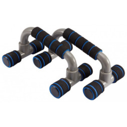 Упори для віджимань LiveUp Plastic Push Up Bar LS3164E чорний 14.5х23.2х12-10см (6951376107296)