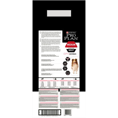 Сухий корм для собак Purina Pro Plan Dog Medium Adult Sensitive Skin з лососем і рисом 18 кг (7613035120563)