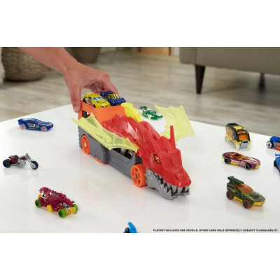 Ігровий набір Hot Wheels Вантажівка-транспортер &quot;Паща дракона&quot; (GTK42)