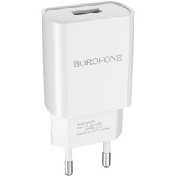 Зарядний пристрій BOROFONE BA20A Sharp charger White (BA20AW)