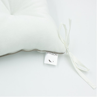 Подушка на стілець MirSon 28-0001 White Velvet 40х40 см (2200006185864)