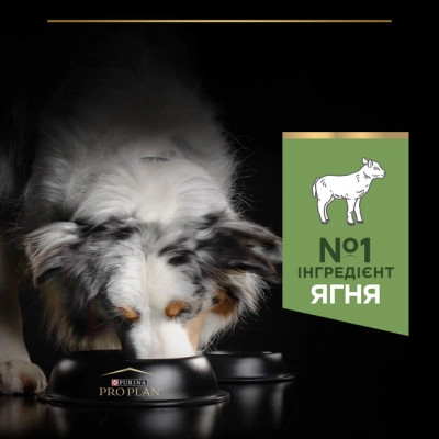 Сухий корм для собак Purina Pro Plan Medium з чутливим травленням (ягня) 3 кг (7613035214798)