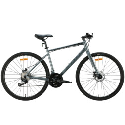 Велосипед Leon 28&quot; HD 80 DD рама-19&quot; Al сірий з чорним 2024 (OPS-LN-28-043)