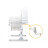 Парта Mealux Hamilton Multicolor Blue (BD-680 W/G MC+BL з полицею)