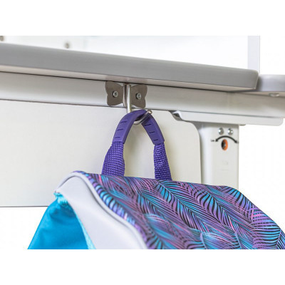Парта Mealux Hamilton Multicolor Blue (BD-680 W/G MC+BL з полицею)