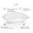 Подушка MirSon пухова Hand Made De Luxe White 905 висока 60x60 (2200000555731)
