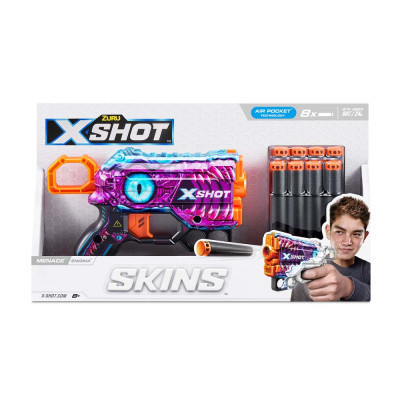 Іграшкова зброя Zuru X-Shot Швидкострільний бластер Skins Menace Enigma (8 патронів) (36515L)
