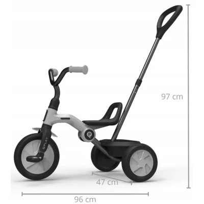 Дитячий велосипед QPlay Ant+ LightBlue складаний із батьківською ручкою (T190-2Ant+LightBlue)