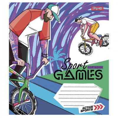 Зошит 1 вересня А5 Sport games 36 аркушів, лінія (766693)