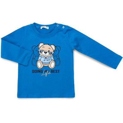 Кофта дитяча Breeze з ведмедиком (21468-110B-blue)