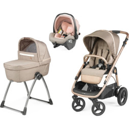 Коляска Peg-Perego 3в1 Veloce Belvedere SLK з підставкою до люльки (Mon Amour) (PACK-VEL31SLK00011)