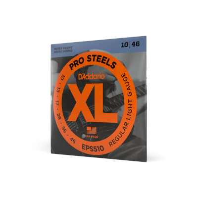 Струни для гітари D&#039;Addario XL ProSteels Regular Light (10-46) (EPS510)