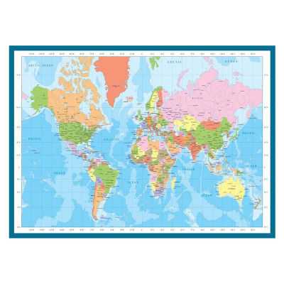 Пазл Eurographics Мапа світу, 1000 елементів (6000-1271)