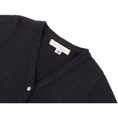 Кофта дитяча Breeze в&#039;язана на гудзиками (V-1306-152G-black)