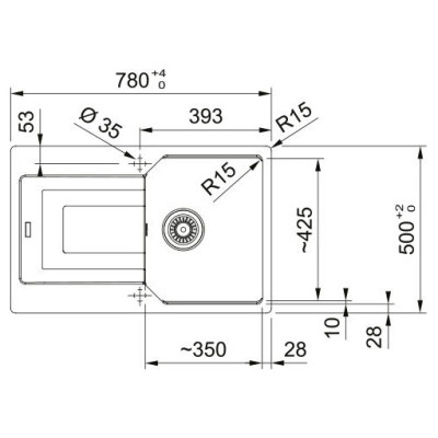 Мийка кухонна Franke Urban UBG 611-78 (114.0699.234)