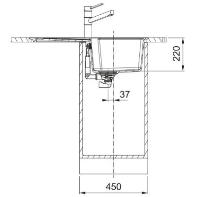 Мийка кухонна Franke Urban UBG 611-78 (114.0699.234)