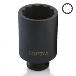Головка торцева Toptul ударна довга 1/2&quot; 30мм 12-гранна (KABJ1630)