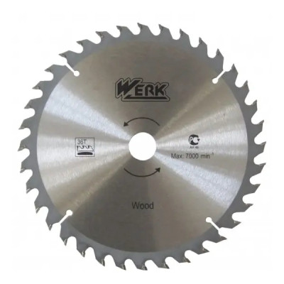 Диск пильний Werk по дереву - 180х22.23 48 зуб. (36102)