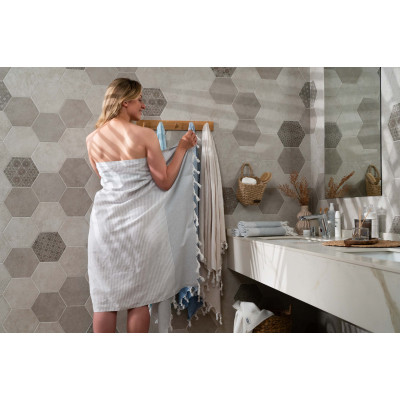 Рушник Ardesto SPA 90х180см 100% бавовна, сірий (ART2690GR)