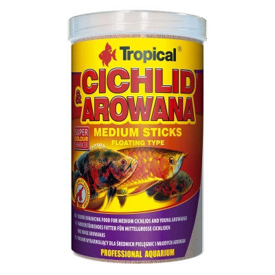 Корм для риб Tropical Cichlid&amp;Arowana Medium Sticks у паличках 1 л (5900469635261)