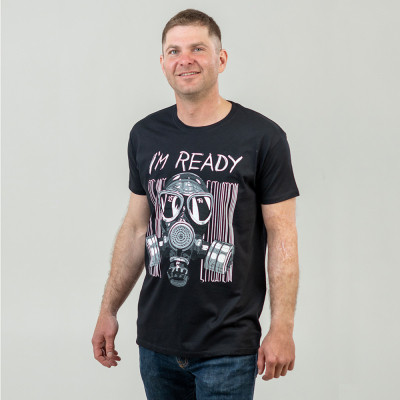 Футболка Sol&#039;s Imperial 190 I&#039;m Ready насичений чорний XXL (11500309/86XXL)