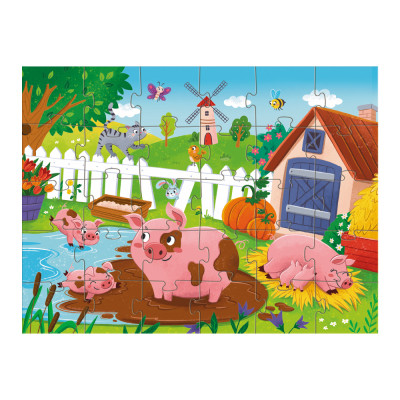Пазл DoDo Поросята біля ставка, 30 елементів (300682)